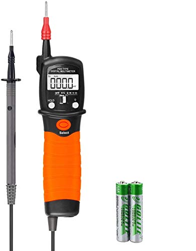 Digital Pen Multimeter Durchgangsprüfer Multimeter Voltmeter, AC/DC Multi Tester Spannung, Strom, Widerstand, Durchgangsprüfung für Professionelle Anwender-AP-38B von AOPUTTRIVER