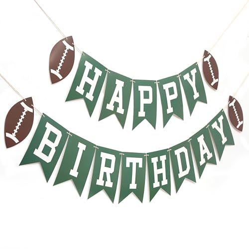 Fußball Happy Birthday Banner (Fußball-2) von AOQURE