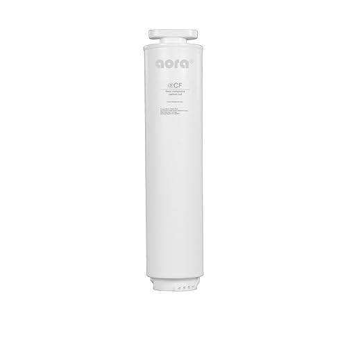 AuRa CF Ersatzfilter für Auftisch-Umkehrosmoseanlage W19 und W23 mit Wasserstoff-Ionisator und Heißwasserfunktion | Quick Change - Wasserfilter | Lieferumfang: CF Ersatzfilter von Aora