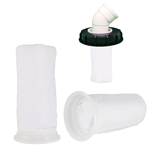 Filter IBC Nylonfilter, IBC Ersatzfilter Nylon Filter, 2 Stücke IBC-Nylonfilter IBC Deckelfilter Nylon Tonnenfass IBC Filter für IBC Regenwassertank 10.5 * 20.5CM von AOROPS