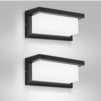 Aorsher - 2 Stück Außenwandleuchten, 18 w LED-Außenwandleuchten, IP65 wasserdicht, Außendekorations-Wandlampe für Innenhof, Garten, Terrasse, in der Aorsher - 2 Stück Außenwandleuchten, 18 w LED-Außenwandleuchten, IP65 wasserdicht, Außendekorations-Wandlampe für Innenhof, Garten, Terrasse, in der von AORSHER
