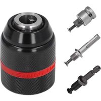 Aorsher - Schnellspannbohrfutter 1,5–13 mm, 1/2 Zoll 20UNF-Gewinde, Schraubendreher-Bohrfutteradapter, mit sds Plus, Schlagschrauber und 1/4 Aorsher - Schnellspannbohrfutter 1,5–13 mm, 1/2 Zoll 20UNF-Gewinde, Schraubendreher-Bohrfutteradapter, mit sds Plus, Schlagschrauber und 1/4 von AORSHER