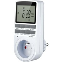 Programmierbare Steckdose, elektrischer und digitaler Steckdosenprogrammierer, digitaler Steckdosen-Timer mit großem LCD-Bildschirm, 10 tägliche Programmierbare Steckdose, elektrischer und digitaler Steckdosenprogrammierer, digitaler Steckdosen-Timer mit großem LCD-Bildschirm, 10 tägliche von AORSHER
