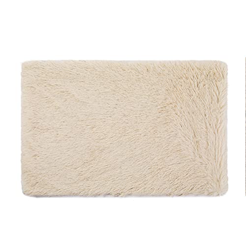 Haustier-Hundedecke, flauschig, Fleece, Katzendecke, weich, warm, für Sofa, Decke, waschbar, für kleine und mittelgroße Hunde, Katzen, 130 x 100 cm, Beige von AORUI