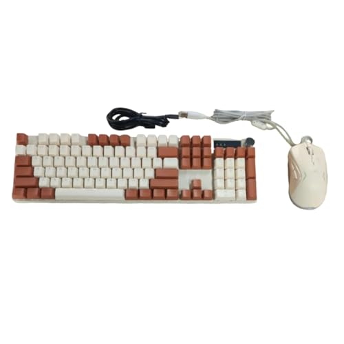 104Keys Cored Mechanical Keyboards Und Mausset Mit Anpassbaren Effekten Für Alle Mechanischen Switches Für Benutzer von AOSAIXIS