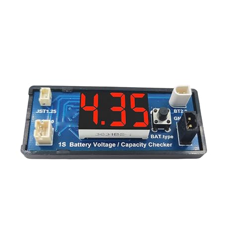 1S Lithium Batterien Spannungstester Digital Batterien Kapazitätskapazitätskassemesser Batterien Checker Tester Für Haushaltsbatterien Batterie Monitore 1S Lithium Batterien Spannungstester Digital Batterien Kapazitätskapazitätskassemesser Batterien Checker Tester Für Haushaltsbatterien Batterie Monitore von AOSAIXIS