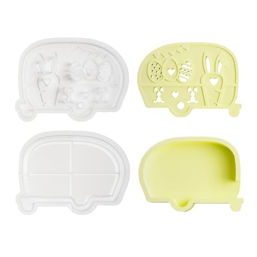2pcs Spielzeugbus Silikon Kerzenständer Formen Für Epoxidharz Kerzenhalter Teelicht Ständer 2pcs Spielzeugbus Silikon Kerzenständer Formen Für Epoxidharz Kerzenhalter Teelicht Ständer von AOSAIXIS