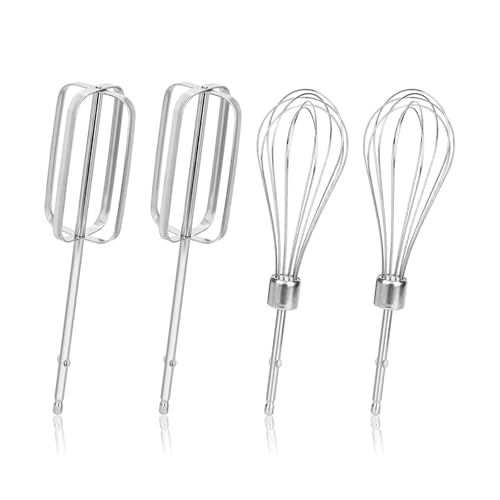 4 Pieces Handmixerzubehör Edelstahl Whiskette Kochmixer Ansätze Für Mühelose Mischung Von Eiermehl Leicht Zu Reinigen Mixer Teil von AOSAIXIS