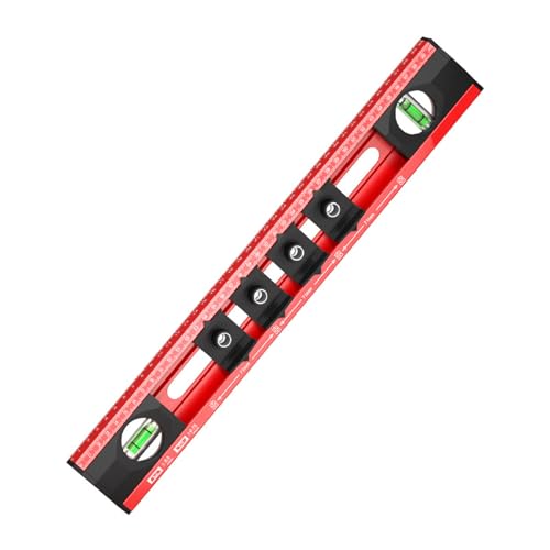 40 Cm Aluminium Elektriker Wertewerkzeug Mit Einstellbaren Markierungen Für Die Installation Der Elektrischen Auslass Und Genaues Ausrichtung Horizontal Vertikales Messwerkzeug von AOSAIXIS
