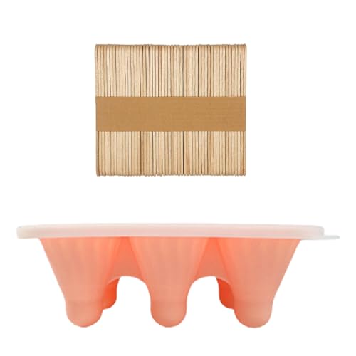 6 Gitter Eisschimmel Flexible Silikone Eislolly Form Badminton Eisbahn Bosten Schimmel Für Kinder Und Erwachsene Herstellen von AOSAIXIS