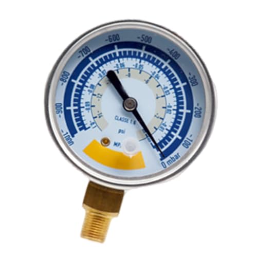 63 Mm/80 Mm Vakuummessdruck Genaues Luftinstrument Für Pumpen 0-14PSI Zifferblatt Anzeigeanzeige Automotive von AOSAIXIS