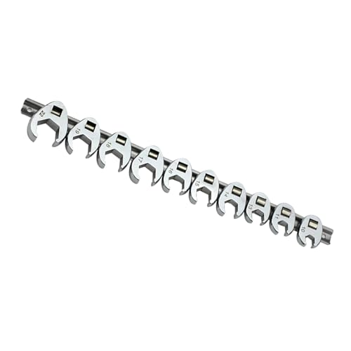 AOSAIXIS 10pcs 10-22mm Metrik Crowfoot Wrench 3/8 Zoll Mit Clip On Organisatoren Reparaturwerkzeug Für Enge Space Wrench Ratschenspanner AOSAIXIS 10pcs 10-22mm Metrik Crowfoot Wrench 3/8 Zoll Mit Clip On Organisatoren Reparaturwerkzeug Für Enge Space Wrench Ratschenspanner von AOSAIXIS