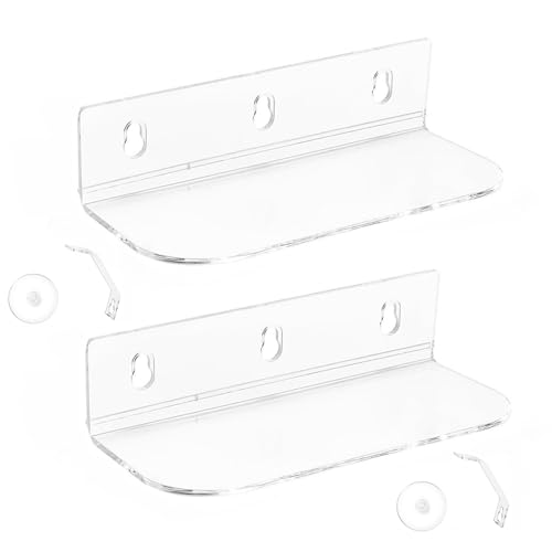 AOSAIXIS 2pcs Clear Acryl Fensterbänke Pflanzenständer Mit Saugnäpfeln Für Innenkräutergärten Und Sukkulenten Töpfe Innenpflanzenständer Bequem von AOSAIXIS