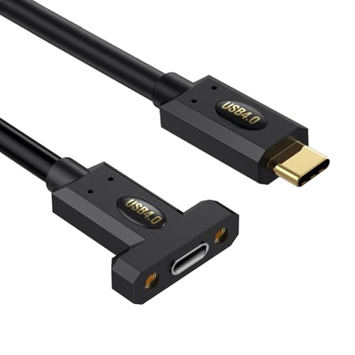 AOSAIXIS 90 Grad Verlängerungskabel 240W 8K USB C 40Gbit / S Datenübertragungskabel 8K@60Hz Videokabel Für Smartphone Laptops Typ C Panel Mount AOSAIXIS 90 Grad Verlängerungskabel 240W 8K USB C 40Gbit / S Datenübertragungskabel 8K@60Hz Videokabel Für Smartphone Laptops Typ C Panel Mount von AOSAIXIS