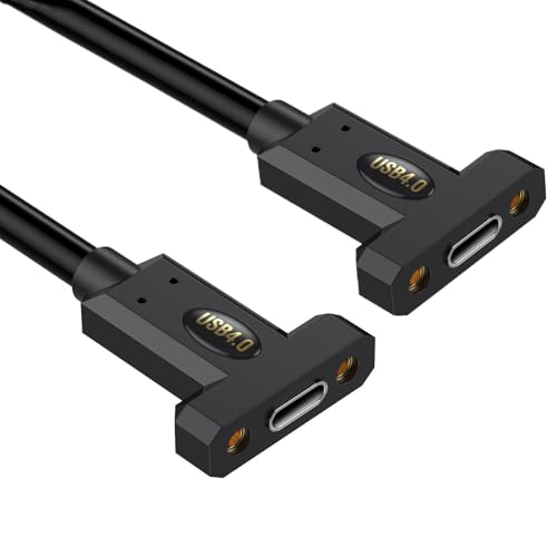 AOSAIXIS 90 Grad Verlängerungskabel 240W 8K USB C 40Gbit / S Datenübertragungskabel 8K@60Hz Videokabel Für Smartphone Laptops Typ C Panel Mount AOSAIXIS 90 Grad Verlängerungskabel 240W 8K USB C 40Gbit / S Datenübertragungskabel 8K@60Hz Videokabel Für Smartphone Laptops Typ C Panel Mount von AOSAIXIS