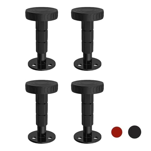 AOSAIXIS Anti Schlupf Verstellbar Möbelstufe Füße 4pcs Metallbett Zur Verbesserung Der Stabilitätshöhe Einstellung Füße Multihöhe Möbelstabilisatoren Stabilitätshöhe von AOSAIXIS