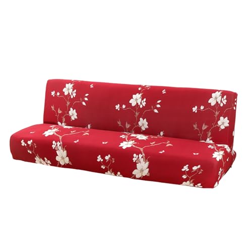 AOSAIXIS Armless Futon Slippcovers Stretch Folding Sofa Bett Abdeckung Platz Sparende Weiche Stoff Couch Für Heimkomfort Couch von AOSAIXIS