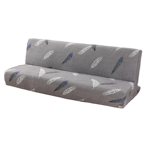 AOSAIXIS Armless Futon Slippcovers Stretch Folding Sofa Bett Abdeckung Platz Sparende Weiche Stoff Couch Für Heimkomfort Couch von AOSAIXIS