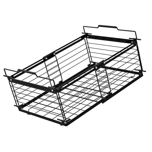 AOSAIXIS Erweiterbarer Gefrierschrankstack Stackierbar Einstellbare Länge Metallrahmen Ergonomisch Kühlschrank Speicherkorb Einstellbarer Gefrierklang Organizer Behälter von AOSAIXIS