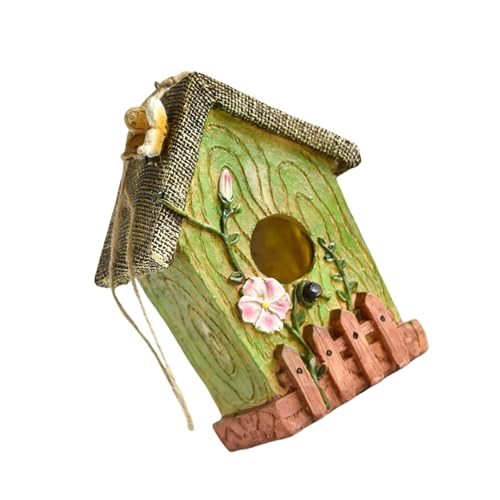 AOSAIXIS Hummingbird Cage Barch Ständer Nest Käfig Buntes Nistbox Vogelhaus Nist von AOSAIXIS