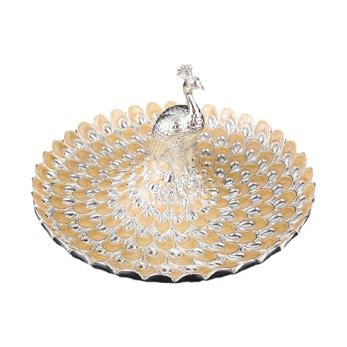 AOSAIXIS Künstlerische Pfauen Geprägte Metallfruchtschalen Rostfeste 20 Cm Dekorative Tablett Für Partys Und Häusliche Display Rostbezogene Küchenwaren AOSAIXIS Künstlerische Pfauen Geprägte Metallfruchtschalen Rostfeste 20 Cm Dekorative Tablett Für Partys Und Häusliche Display Rostbezogene Küchenwaren von AOSAIXIS