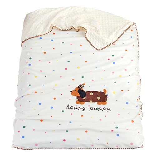 AOSAIXIS Milch Fleece 100x115 cm Für Jungen Mädchen Schöne Tierdesigns Mit Punkt Multifunktion Leichtes Kindergarten Schlaf Hilfe von AOSAIXIS