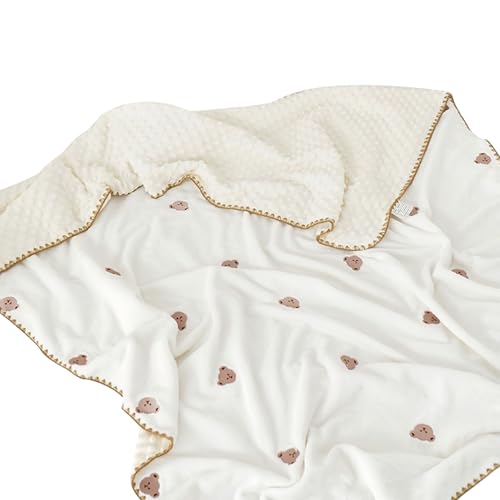 AOSAIXIS Milch Fleece 100x115cm Für Jungen Mädchen Schöne Tierdesigns Multifunktions Leicht Für 3+ Kinder Sofa Cover von AOSAIXIS