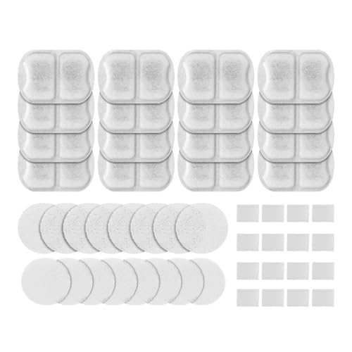 AOSAIXIS Premium Cats Fountain Filter Schwamm Ersatz Für 7L PET Wasserspender Hochströme Nicht Verwobenes Stoff Design Haustier Wasserspender Schwamm Filter von AOSAIXIS