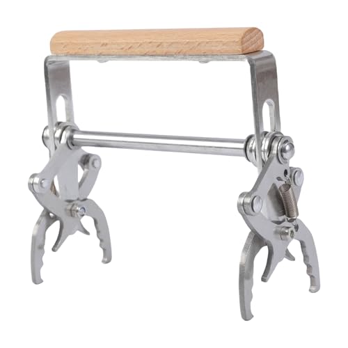 AOSAIXIS Professionelles Bienenstöber Rahmen Grip Tool Edelstahl Mit Bequemem Holzgriff Für Imker Bienenstöcke Rahmenwerkzeug Holz Holz von AOSAIXIS