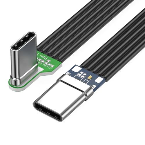 AOSAIXIS USB C Zu USB C Flaches Silikonkabel Mit Abgewinkelten Enden Ladekabel Unterstützt 60 W 480 M Schnelle Geschwindigkeit Mehrere Längen AOSAIXIS USB C Zu USB C Flaches Silikonkabel Mit Abgewinkelten Enden Ladekabel Unterstützt 60 W 480 M Schnelle Geschwindigkeit Mehrere Längen von AOSAIXIS