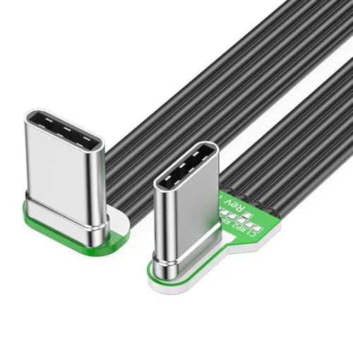 AOSAIXIS USB C Zu USB C Flaches Silikonkabel Mit Abgewinkelten Enden Ladekabel Unterstützt 60 W 480 M Schnelle Geschwindigkeit Mehrere Längen AOSAIXIS USB C Zu USB C Flaches Silikonkabel Mit Abgewinkelten Enden Ladekabel Unterstützt 60 W 480 M Schnelle Geschwindigkeit Mehrere Längen von AOSAIXIS