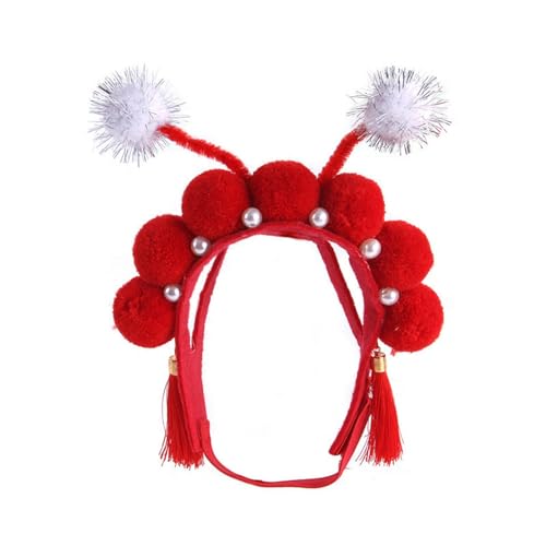 AOSAIXIS Chinesische Themenoper Stirnband Für Katzen Weihnachtsfeier Haustier Hunde Maskerade Stirnband Winter Weihnacht Cosplay Supplies AOSAIXIS Chinesische Themenoper Stirnband Für Katzen Weihnachtsfeier Haustier Hunde Maskerade Stirnband Winter Weihnacht Cosplay Supplies von AOSAIXIS