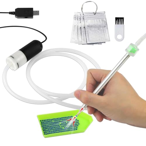 Elektrische Kristallkunststift Abnehmbare Vakuumpumpen Abs Langzeithandwerk Für Edelsteine ​​Stickprojekte Wiederaufladbare Edelsteine ​​Art Pen von AOSAIXIS