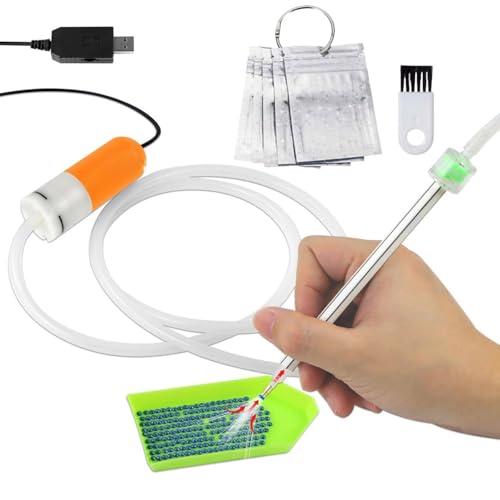 Elektrische Kristallkunststift Abnehmbare Vakuumpumpen Abs Langzeithandwerk Für Edelsteine ​​Stickprojekte Wiederaufladbare Edelsteine ​​Art Pen von AOSAIXIS