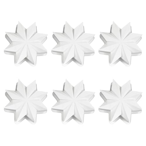 Flexible Schneeflockenform Form Flexible Silikon Dessertformen Für Weihnachtsmousse Und Schokoladen Machen Weihnachtsmausseformen von AOSAIXIS