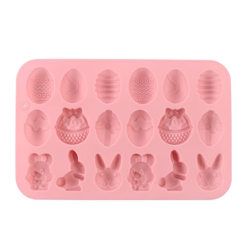 Flexible Silikonform Für Schokoladenherstellung Hitzebeständiger Süßigkeitenform Thematische Kaninchen Eier Dessert Backwares Flexible Silikonform Für Schokoladenherstellung Hitzebeständiger Süßigkeitenform Thematische Kaninchen Eier Dessert Backwares von AOSAIXIS