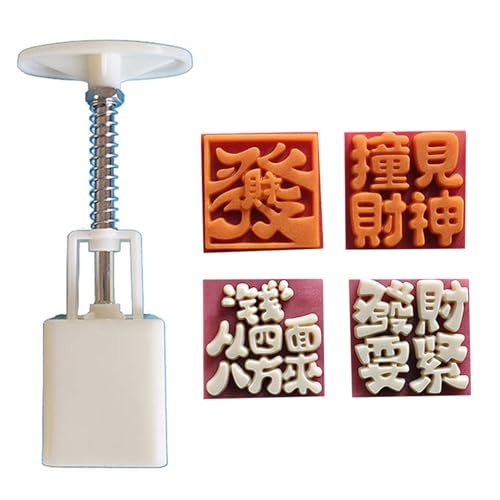 Handdruck Dessert Formen Charaktere Muster Cookie Stempel Dessert Maker Festival Making Cookie Backies Tool Machen von AOSAIXIS