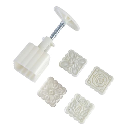 Handgepresste Mondkuchen Schimmelbohnenpasten Kuchen Presse Form Traditioneller Quadratischer Gebäckform Formen Küchen Backmittelzubehör Handgepresste Mondkuchen Schimmelbohnenpasten Kuchen Presse Form Traditioneller Quadratischer Gebäckform Formen Küchen Backmittelzubehör von AOSAIXIS