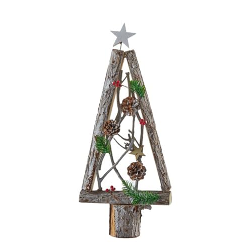 Holz Miniatur Weihnachtsbaum Accessoire Unverwechselbare Miniatur Weihnachtsbaumschmuck Holz Home Festival Dekorationen Ferienzeit Dekore von AOSAIXIS