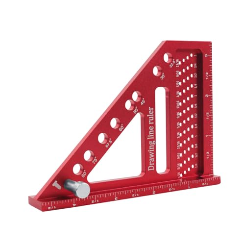 Holzbearbeitung Quadratischer Lineal Loch Position Mit Schreib Aluminium Mit 22 5-90-Grad Konstruktionen Langtätigkeiten von AOSAIXIS