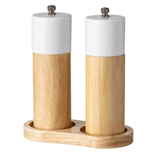 Holzgewürze Mühle Präzises Schleifwerkzeug Für Salz Und Paprika Verstellbare Grobheit Schwarze Mühle Für Restaurant Holzmühle Salzmühle von AOSAIXIS