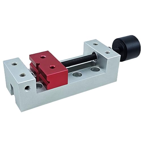 Kleine Bohrmaschine Presse Vize Bänke Vizeklemme Aluminium Flachklemme Öffnung Paralleler Tischbänke von AOSAIXIS