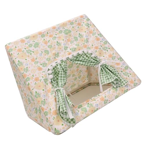 Kleines Haustier Rasting House Verstecke Bett Mit Vorhang Für Cavia Porcellus Spielerische Hauswaschableer Lebensraum Für Kleine Tiere Frettchen Schlaf Schlaf Kleines Haustier Rasting House Verstecke Bett Mit Vorhang Für Cavia Porcellus Spielerische Hauswaschableer Lebensraum Für Kleine Tiere Frettchen Schlaf Schlaf von AOSAIXIS