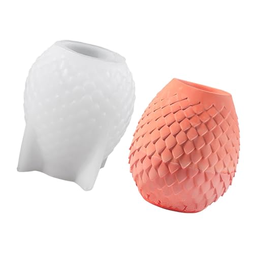Kreatives Silikonblütenpot Form Der Textur Silikonform Für Blumentöpfe Und Saftiger Pflanzer Vase Kerzenhalter von AOSAIXIS