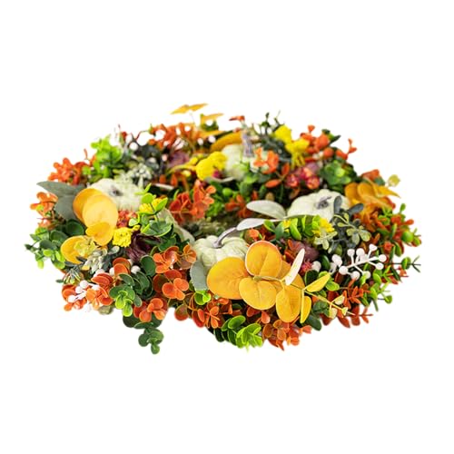 Künstliche Wildblume Thanksgiving Decors Thanksgiving Harvest Wrader Festival Tür Accessoire Für Herbstfeier Herbstfenster Display von AOSAIXIS