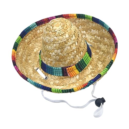 AOSAIXIS Mexiko Strohwebhut Für Katze Sommerparty Haustier Hunde Sonnensicher Kopfbedeckung Freien Freien Freien Freien Accessoires AOSAIXIS Mexiko Strohwebhut Für Katze Sommerparty Haustier Hunde Sonnensicher Kopfbedeckung Freien Freien Freien Freien Accessoires von AOSAIXIS