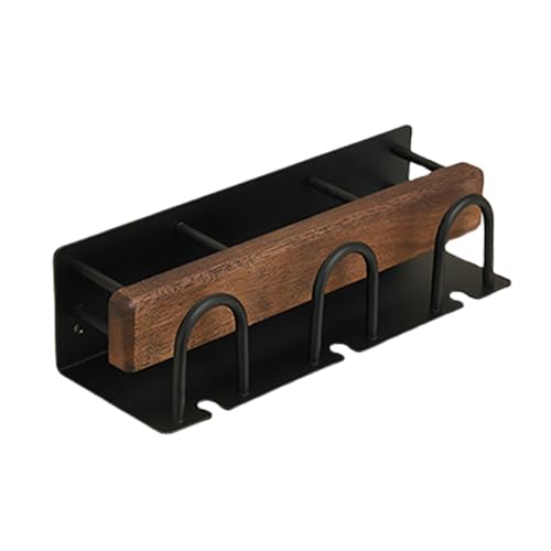 Moderns Wand Hängende Elektrische Zahnbürstenhalter Massives Holz Und Aluminiumregal Halten Mehrere Pinsel Zahnpastadpastademmontierte Zahnbürste Ständer von AOSAIXIS