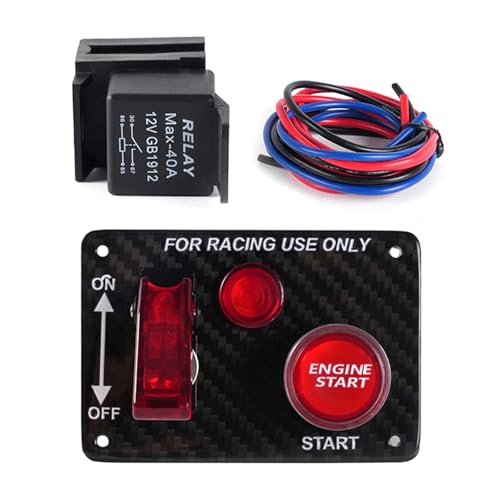 Multifunktions LED Toggle Schalter Zündstarterplatte Mit Druckknopf Für LKW Anpassungsanpassungs LED Lichtschalter Multifunktions LED Toggle Schalter Zündstarterplatte Mit Druckknopf Für LKW Anpassungsanpassungs LED Lichtschalter von AOSAIXIS