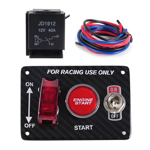 Multifunktions LED Toggle Schalter Zündstarterplatte Mit Druckknopf Für LKW Anpassungsanpassungs LED Lichtschalter von AOSAIXIS