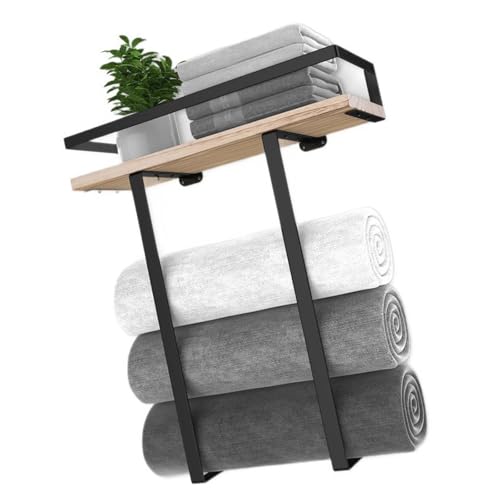 Ohne Bohrer Badezimmer Organisatoren Handtuchhalter Mit Metallkorb Wasserdicht von AOSAIXIS